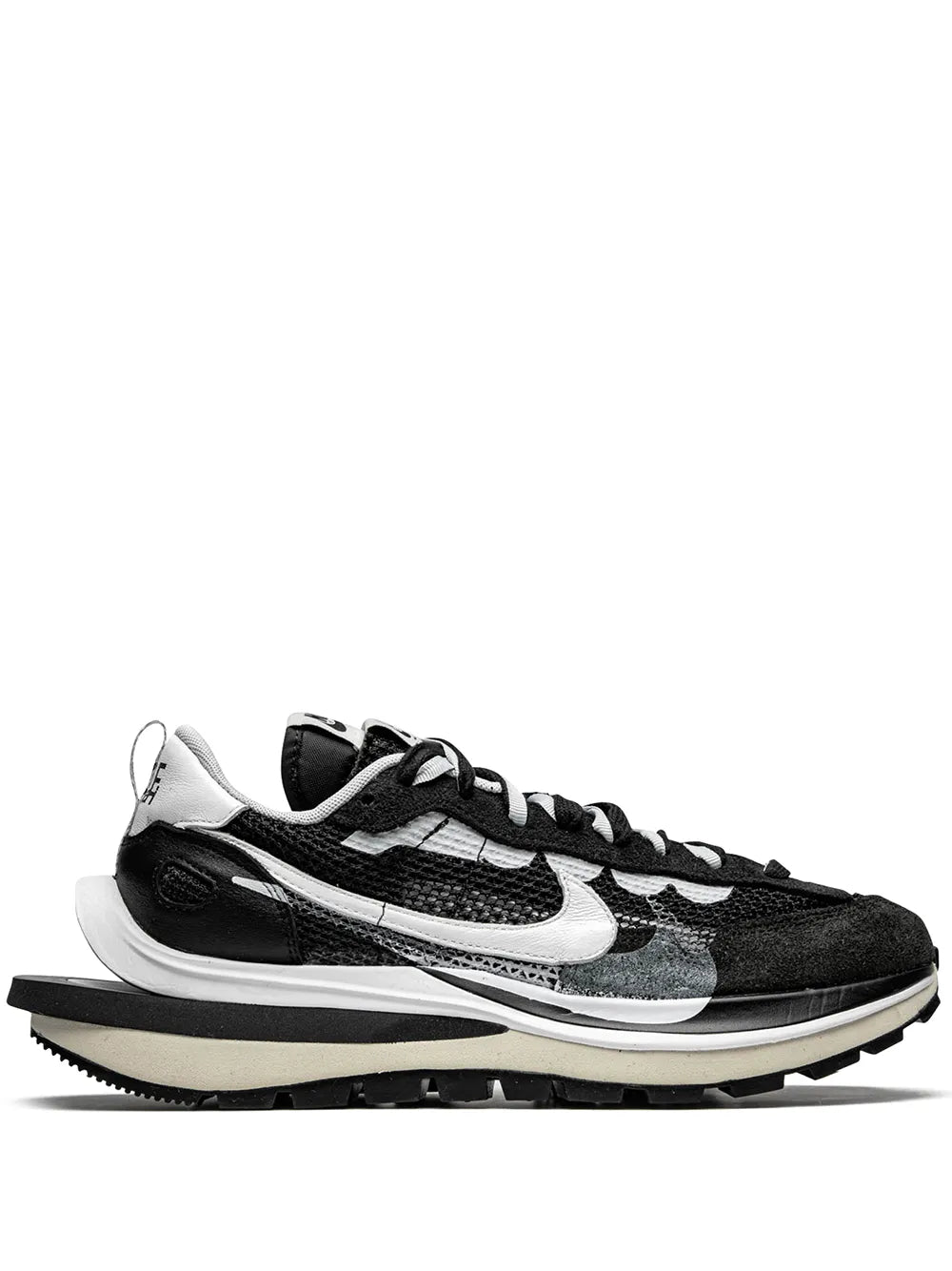 Nike X Sacai Vaporwaffle Black White Sneakers floriamart.shop