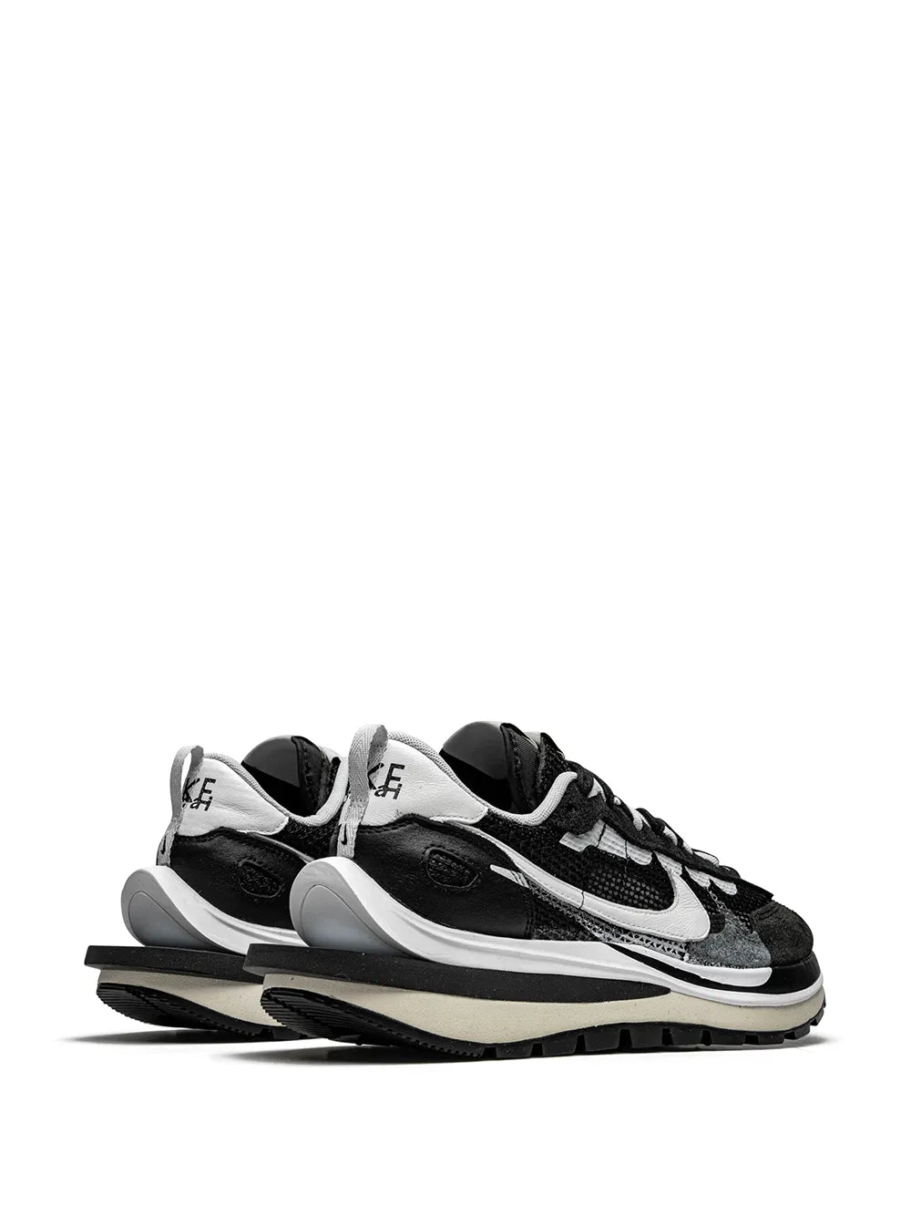 Nike X Sacai Vaporwaffle Black White Sneakers floriamart.shop