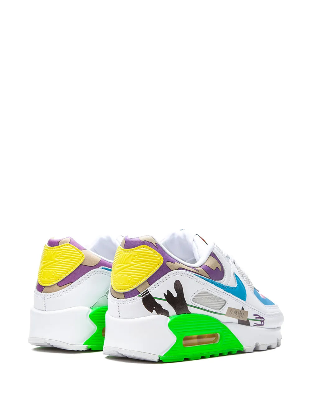 Nike X Ruohan Wang Flyleather Air Max 90 Qs Sneakers floriamart.shop
