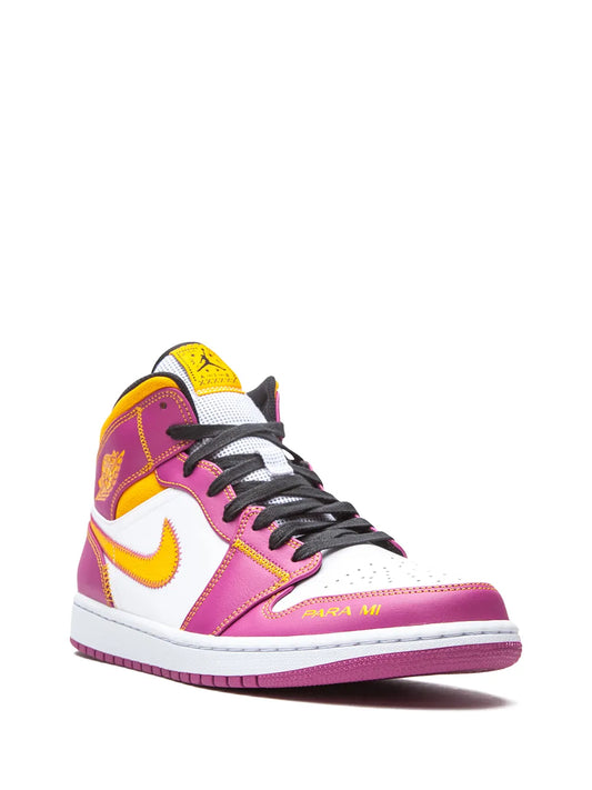 Air Jordan 1 Mid Dia De Los Muertos Sneakers Floriamart