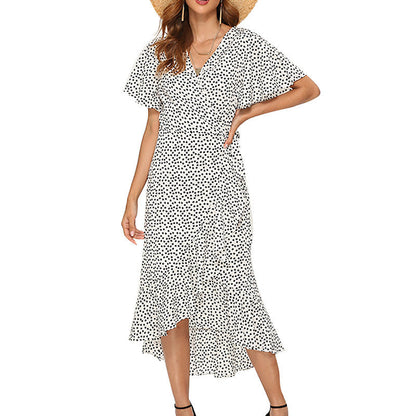 Printed Chiffon Dress Women Long Dresses floriamart