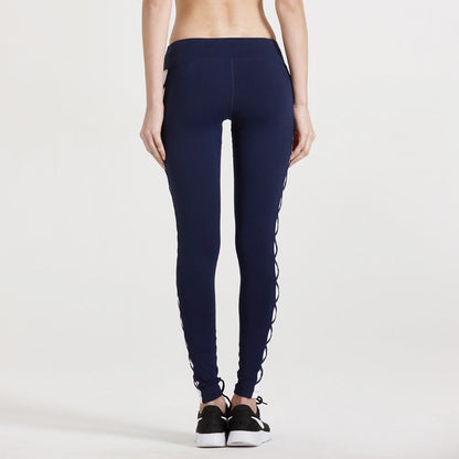 Fitness Trousers Sweatpants Stretch Tights Mid-Waist Yoga Women Quick-Drying Thin floriamart