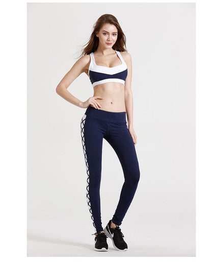Fitness Trousers Sweatpants Stretch Tights Mid-Waist Yoga Women Quick-Drying Thin floriamart