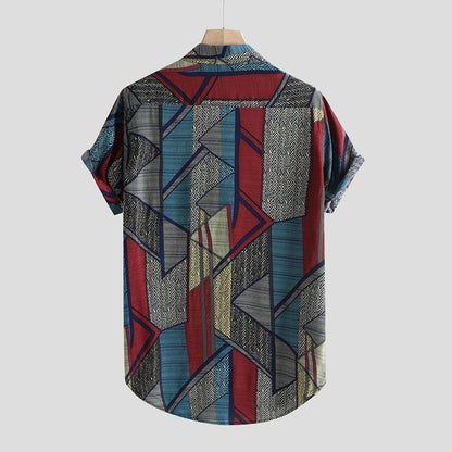 Hawaii Shirts Men Hip Hop Printing Shirts floriamart