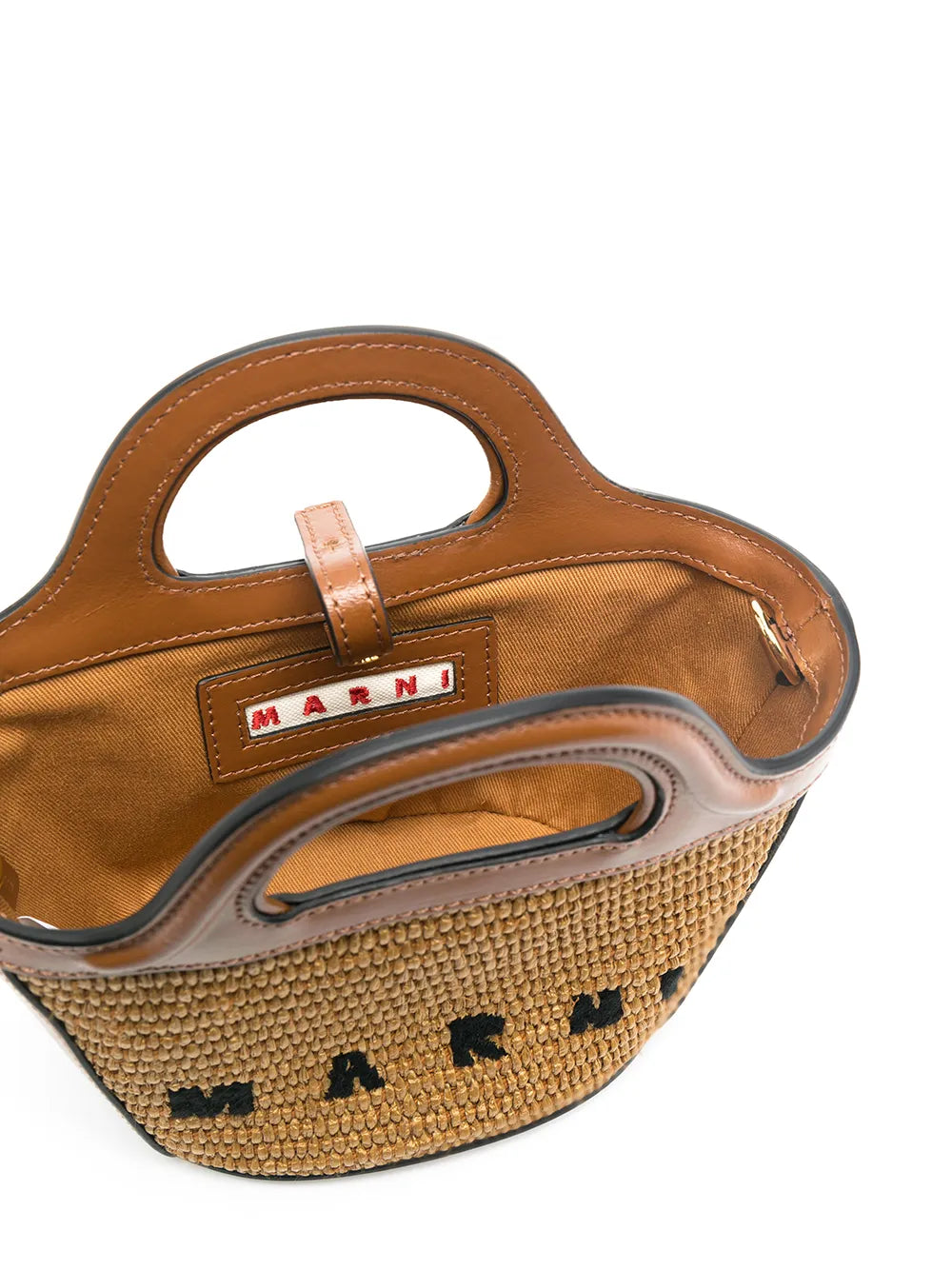 MarniTropicalia logo-embroidered tote bag