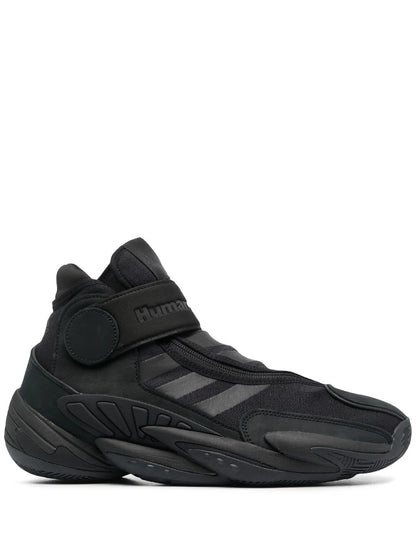 adidas X Pharrell Williams Triple Black High-Top Sneakers