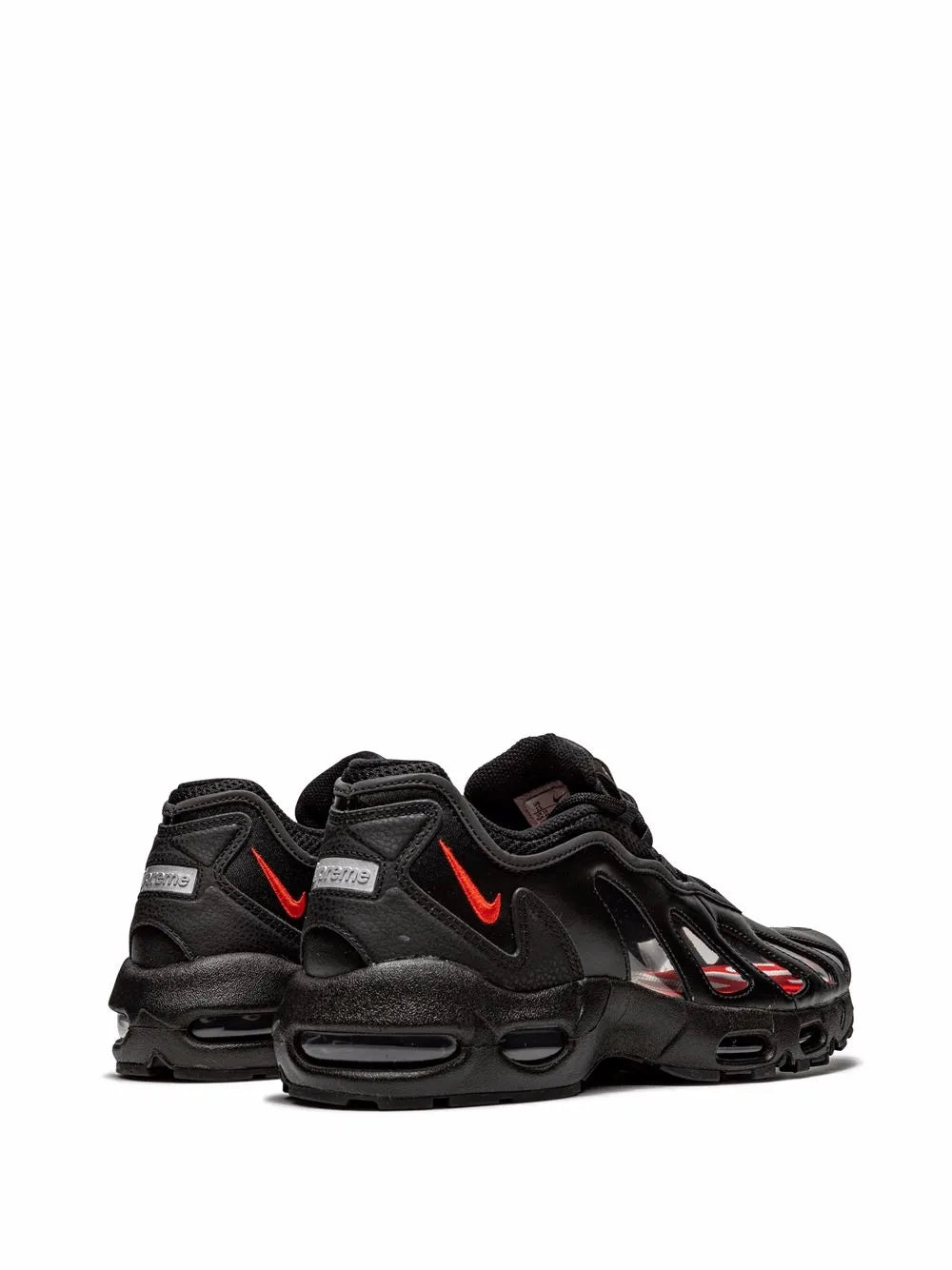 Nike X Supreme Air Max 96 Black Sneakers floriamart.shop