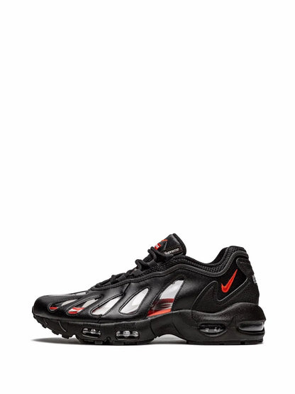 Nike X Supreme Air Max 96 Black Sneakers floriamart.shop