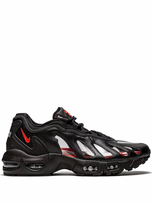 Nike X Supreme Air Max 96 Black Sneakers floriamart.shop