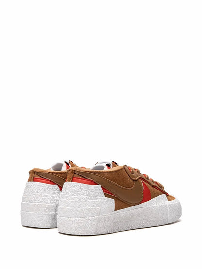 Nike X Sacai Blazer Low British Tan Sneakers floriamart.shop