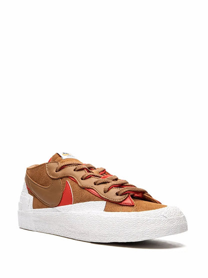 Nike X Sacai Blazer Low British Tan Sneakers floriamart.shop