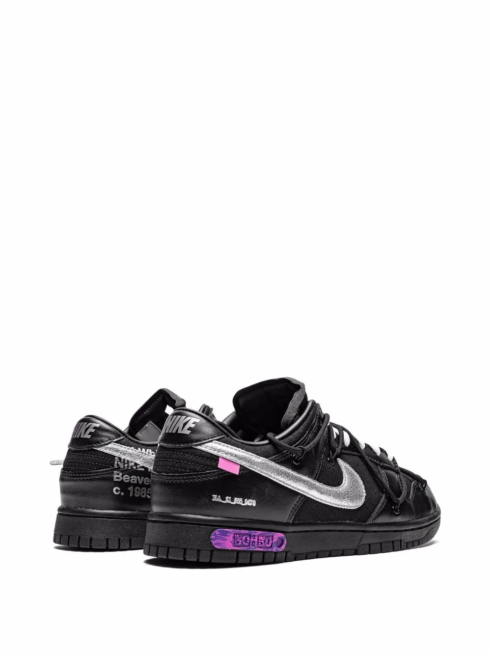 Nike X Off-White Dunk Low Lot 50 Sneakers floriamart.shop