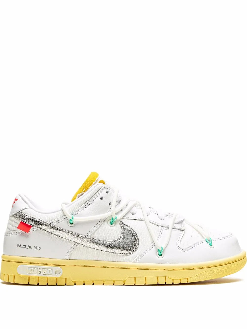 Nike X Off-White Dunk Low Lot 01 Sneakers floriamart.shop