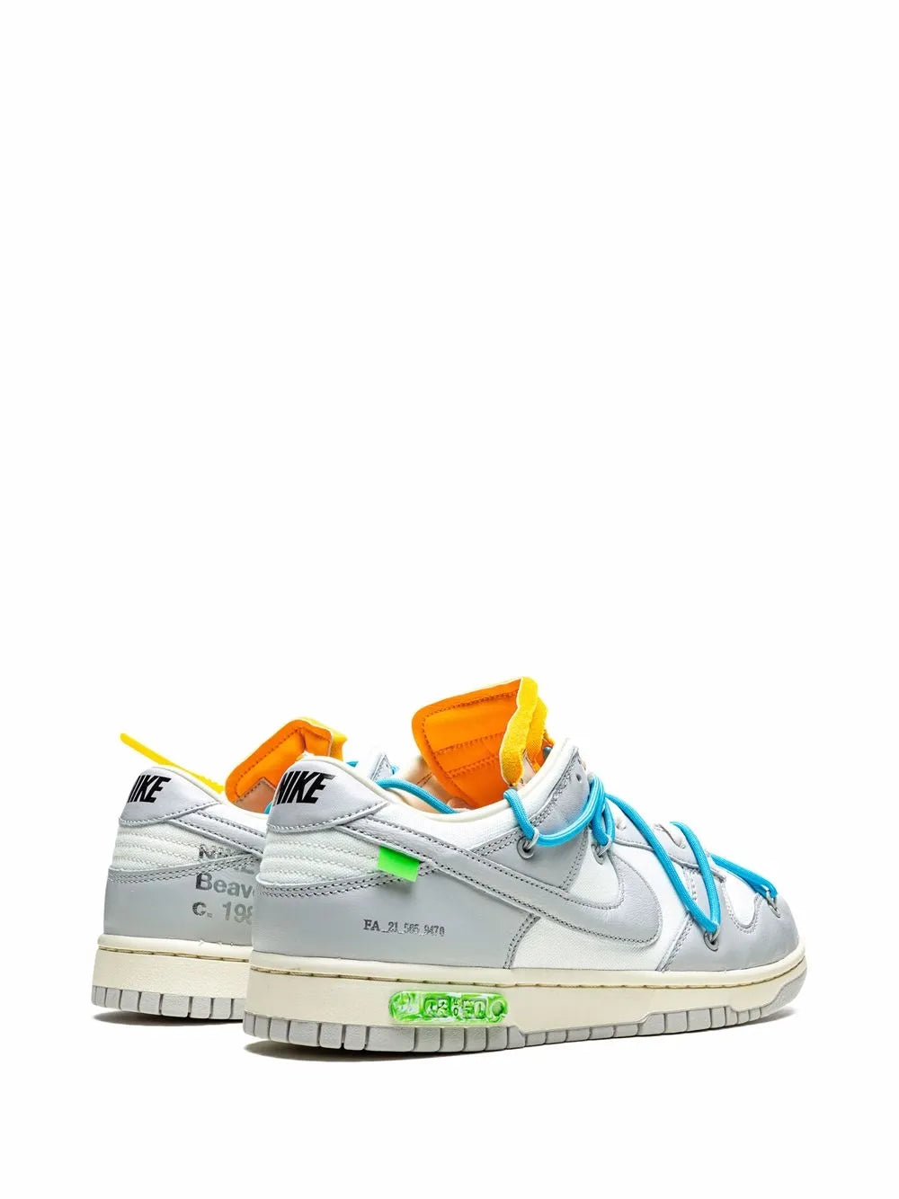 Nike X Off-White Dunk Low Lot 02 Sneakers floriamart.shop