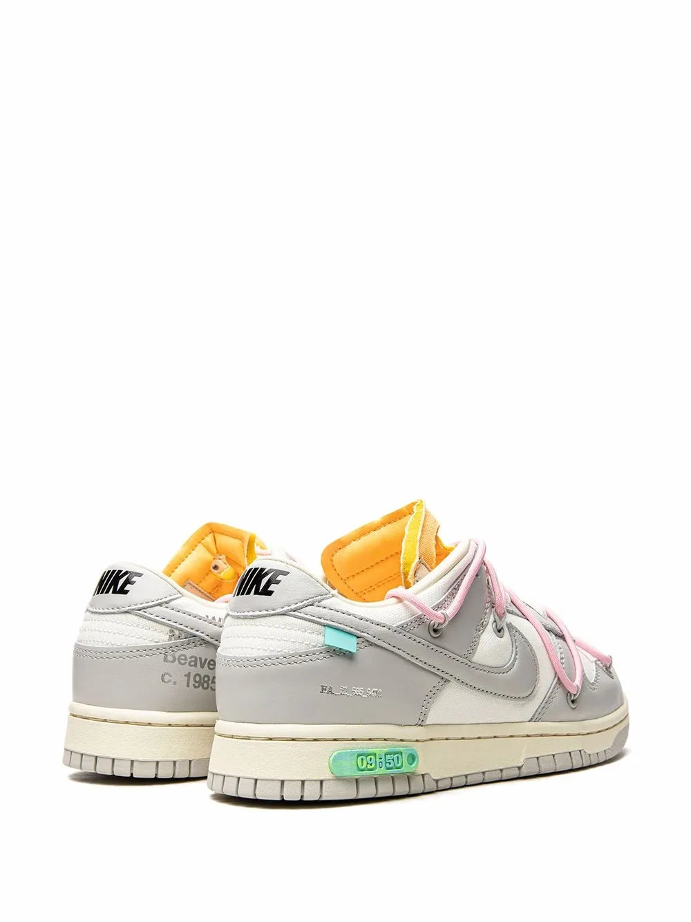 Nike X Off-White Dunk Low Lot 09 Sneakers floriamart.shop