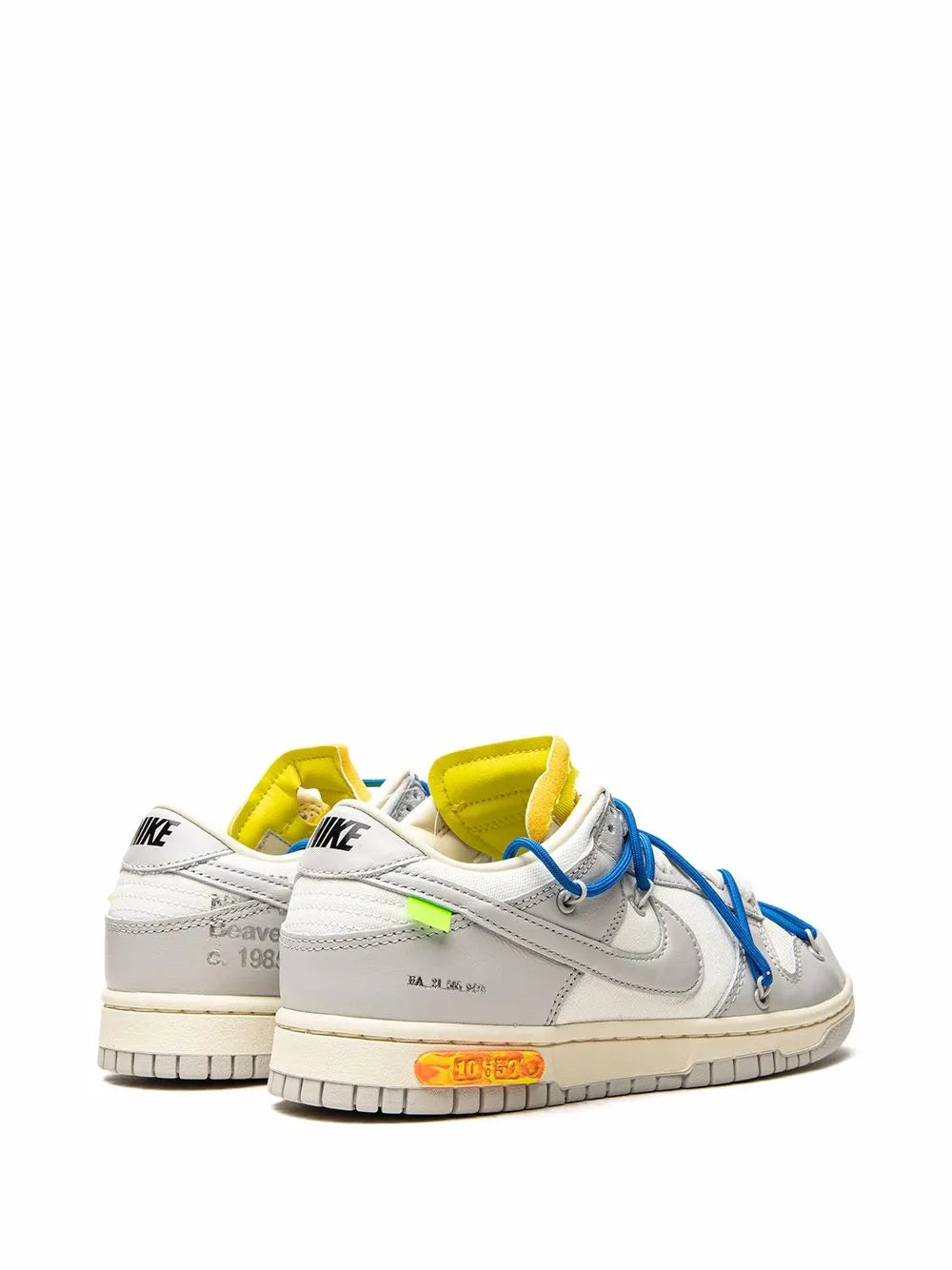 Nike X Off-White Dunk Low Lot 10 Sneakers floriamart.shop