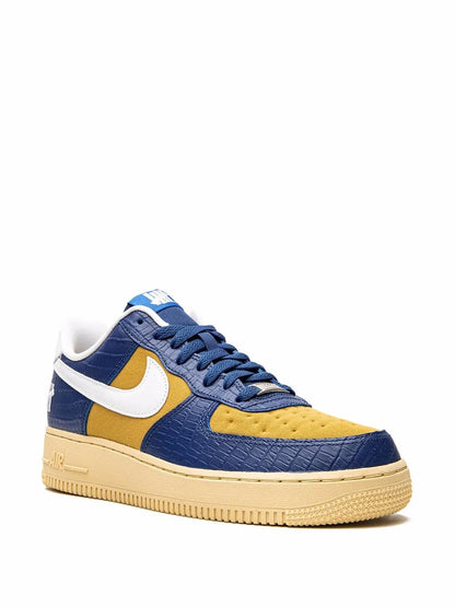 Nike X Undefeated Air Force 1 Low Blue Croc Sneakers floriamart.shop