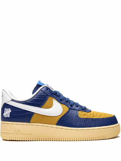 Nike X Undefeated Air Force 1 Low Blue Croc Sneakers floriamart.shop