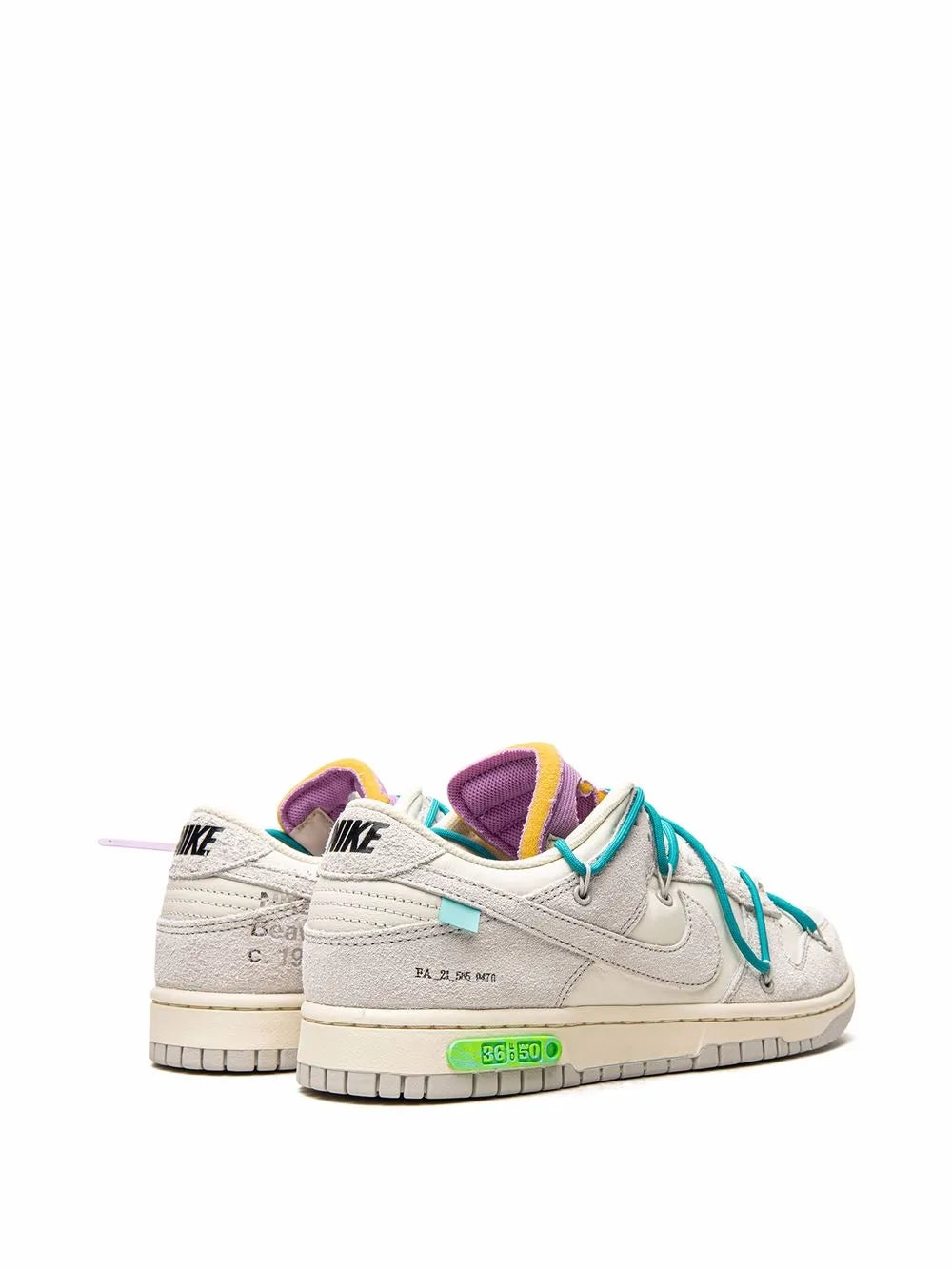 Nike X Off-White X Off-White Dunk Low Lot 36 Sneakers floriamart.shop