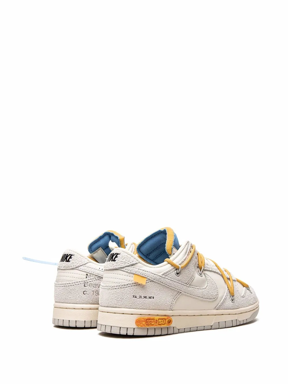 Nike X Off-White Dunk Low Lot 34 Sneakers floriamart.shop