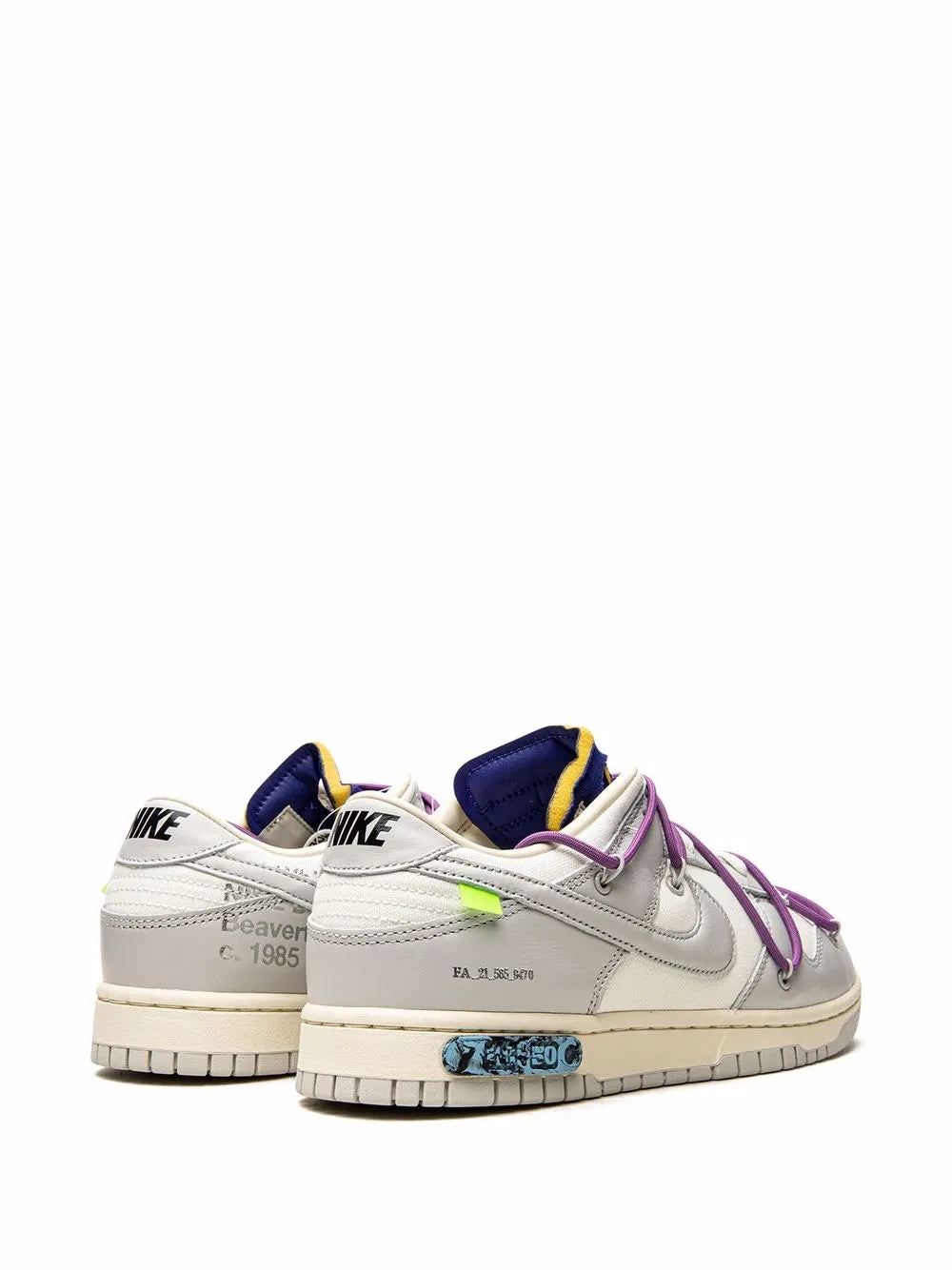 Nike X Off-White Dunk Low Lot 48 Sneakers floriamart.shop