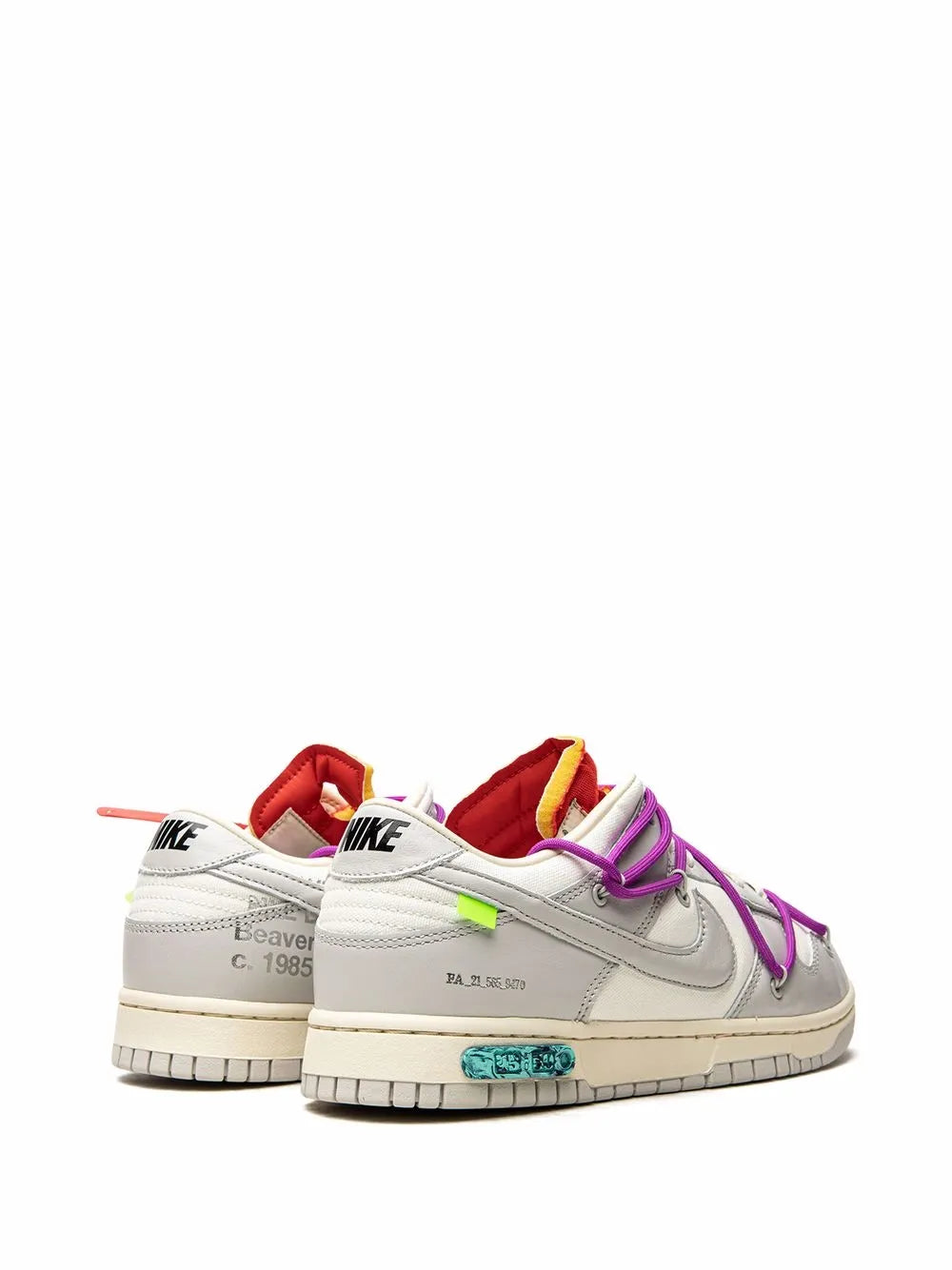 Nike X Off-White Dunk Low Lot 45 Sneakers floriamart.shop