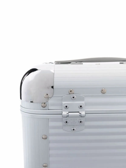 FPM MilanoBank S studded aluminium vanity case