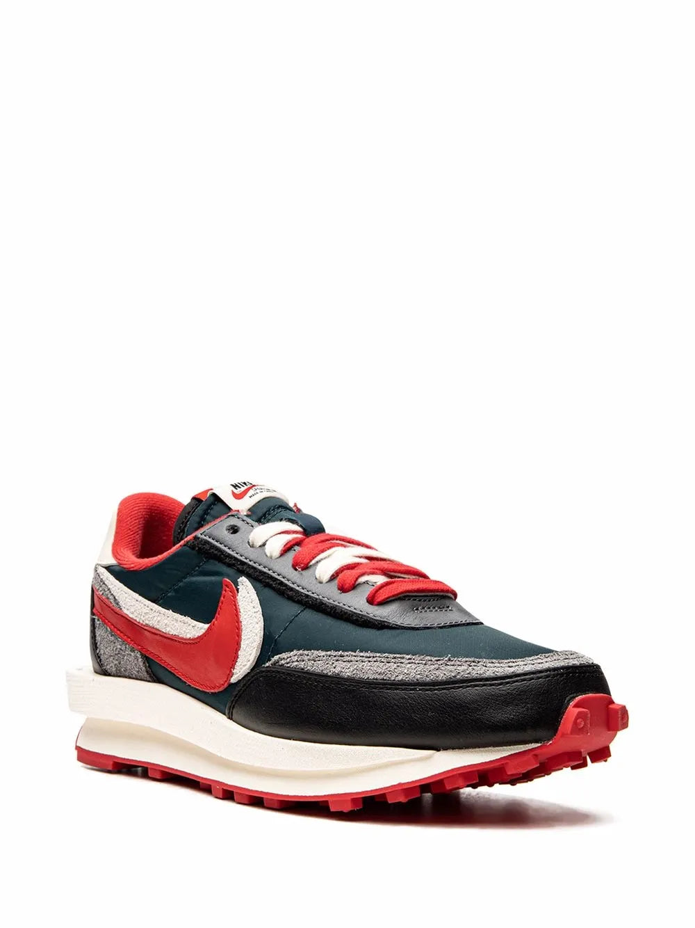 Nike X Undercover X Sacai X Ldwaffle Midnight Spruce University Red Sneakers floriamart.shop