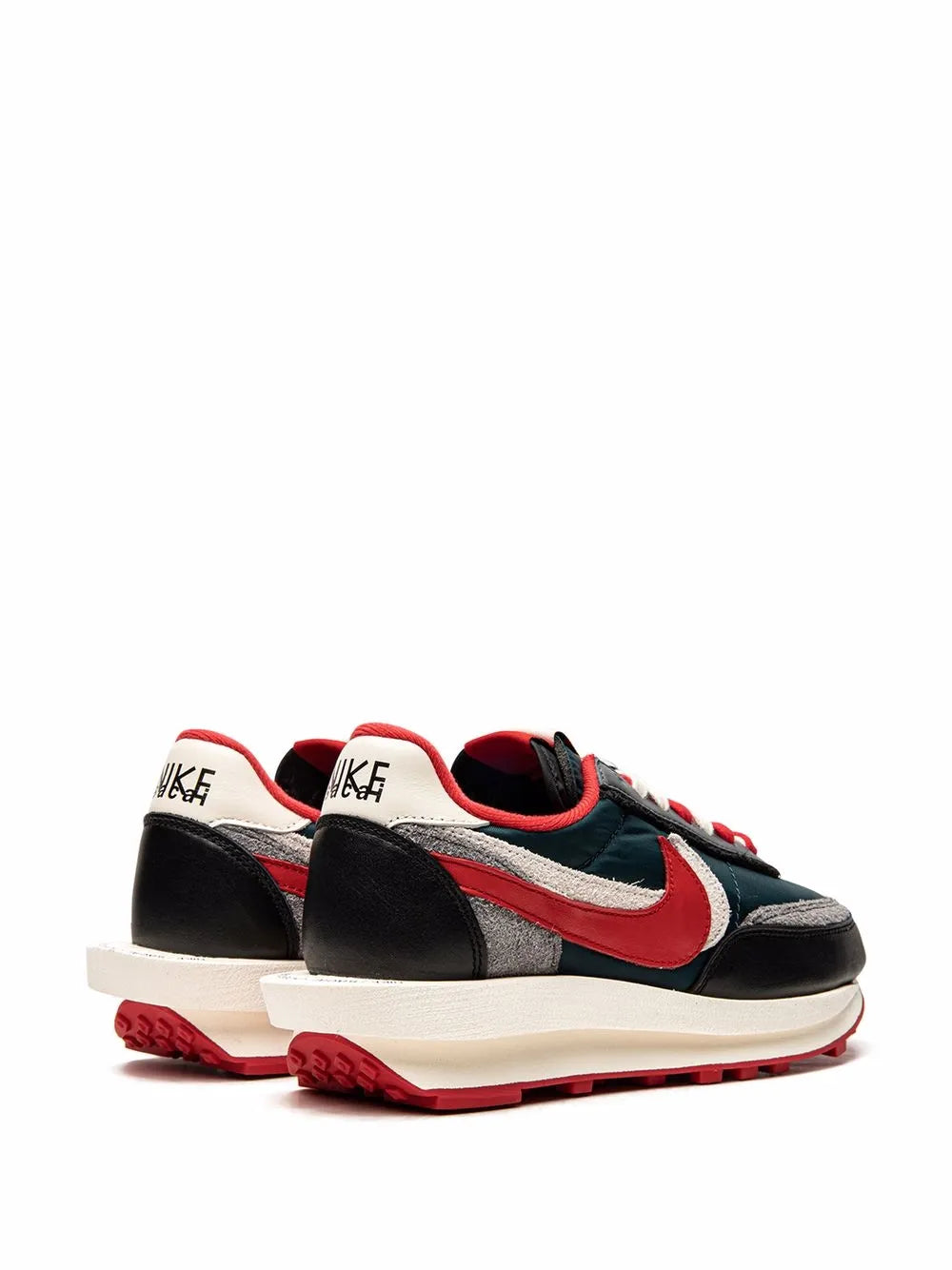 Nike X Undercover X Sacai X Ldwaffle Midnight Spruce University Red Sneakers floriamart.shop