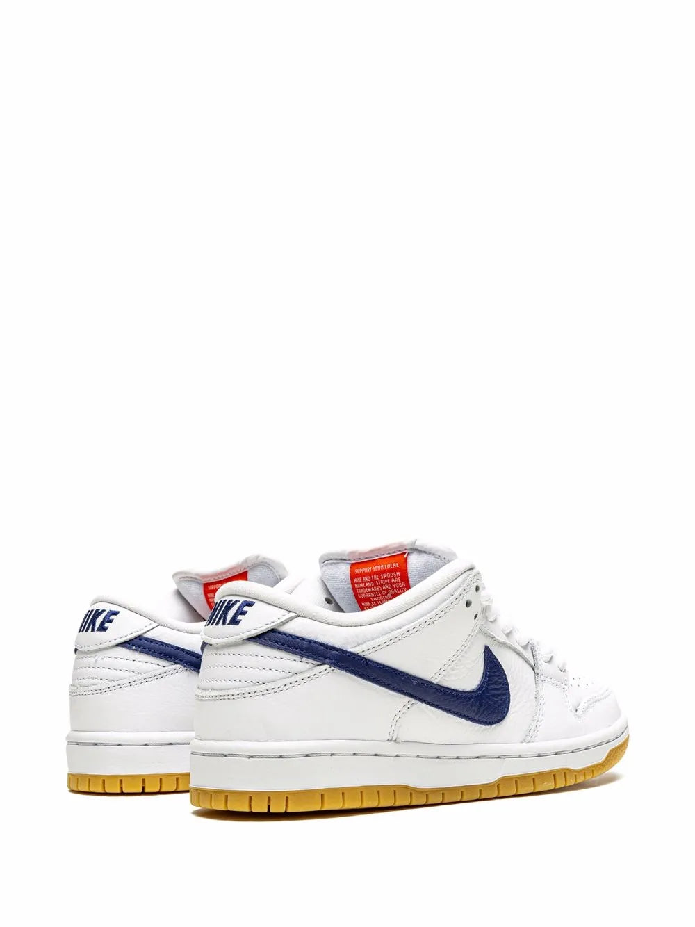 Nike Sb Dunk Low Pro Iso Orange Label White/Navy Sneakers floriamart.shop