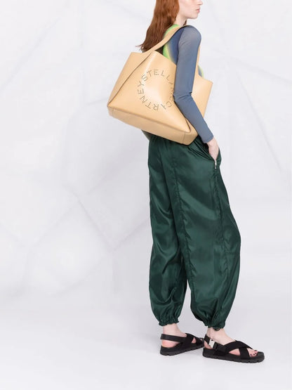Stella McCartneyperforated logo tote bag