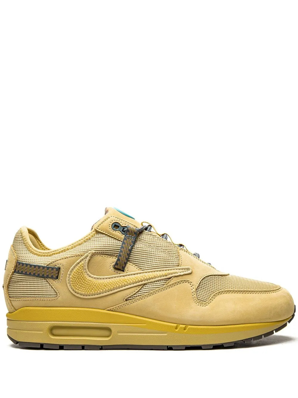 Nike X Travis Scott Air Max 1 Saturn Gold Sneakers floriamart.shop