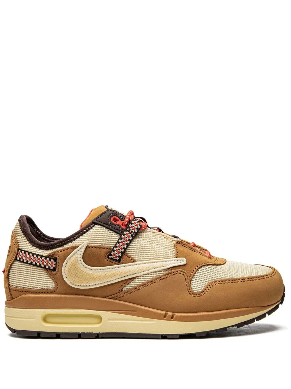 Nike X Travis Scott Air Max 1 Wheat Sneakers floriamart.shop