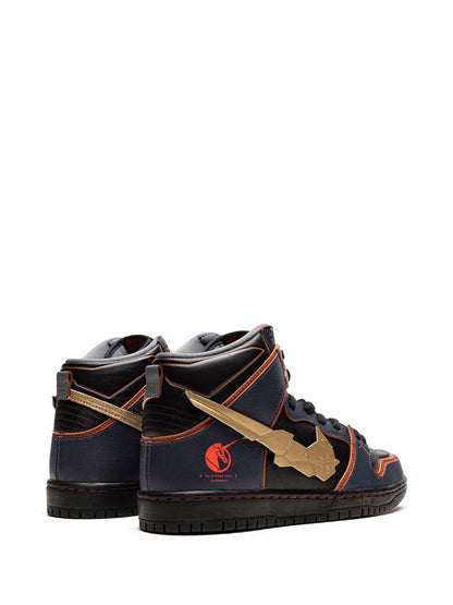 Nike X Gundam Sb Dunk High Pro Qs Banshee Sneakers floriamart.shop