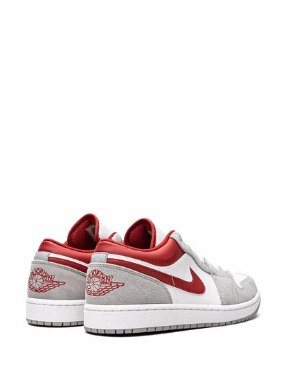 Air Jordan 1 Low Se White/Grey/Red Sneakers