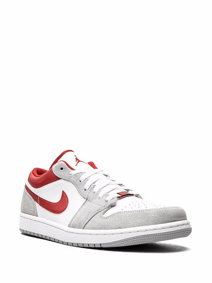 Air Jordan 1 Low Se White/Grey/Red Sneakers