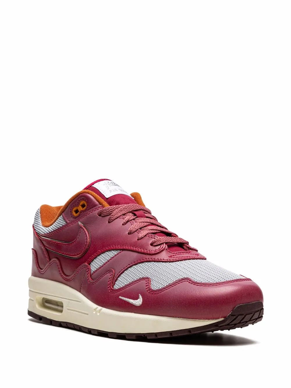Nike X Patta Air Max 1 Rush Maroon Sneakers floriamart.shop
