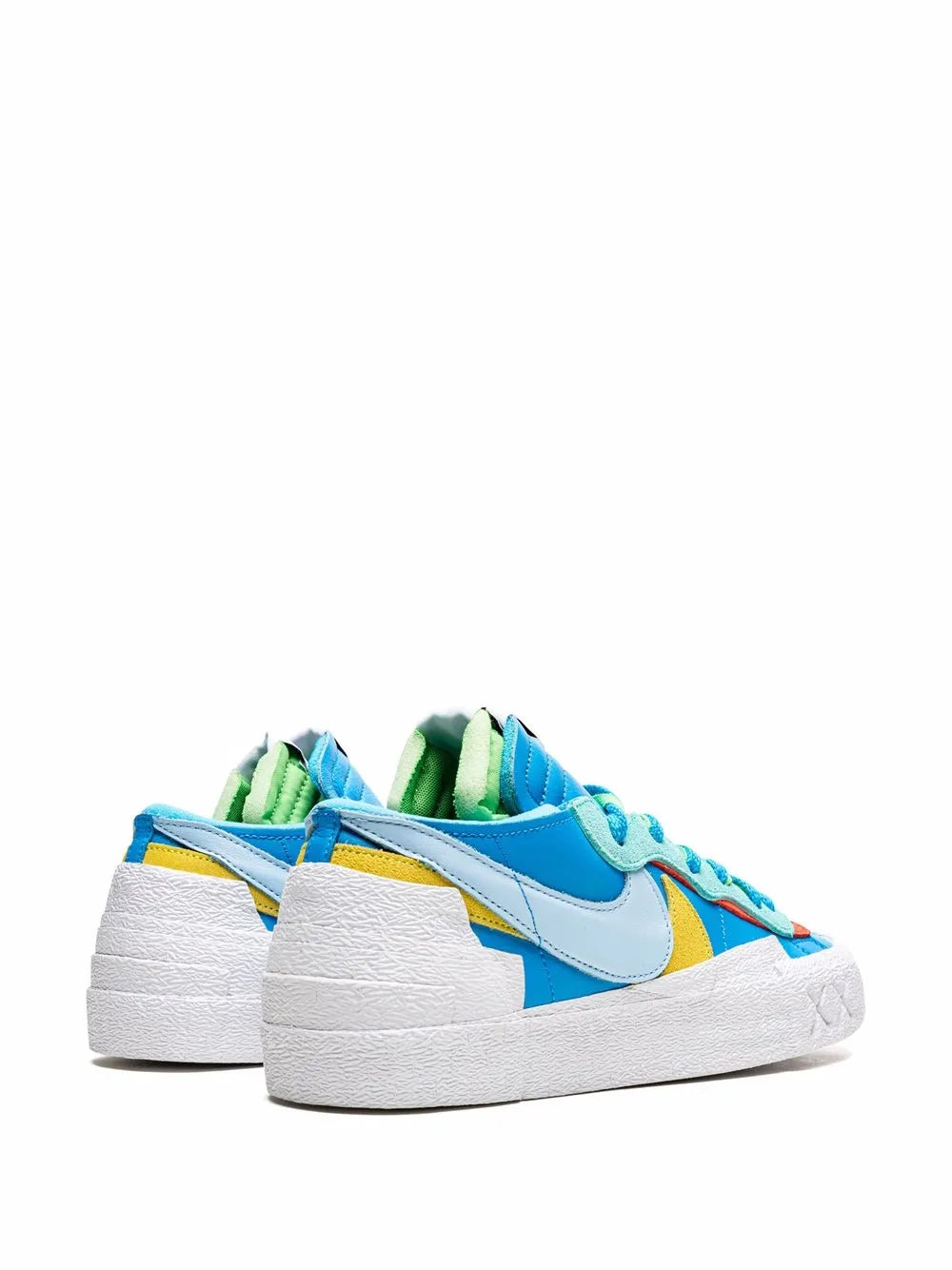 Nike X Kaws X Sacai Blazer Low Blue Sneakers floriamart.shop