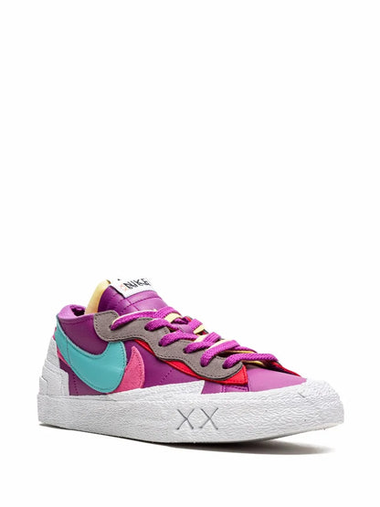Nike X Sacai X Kaws Blazer Low Purple Dusk Sneakers floriamart.shop