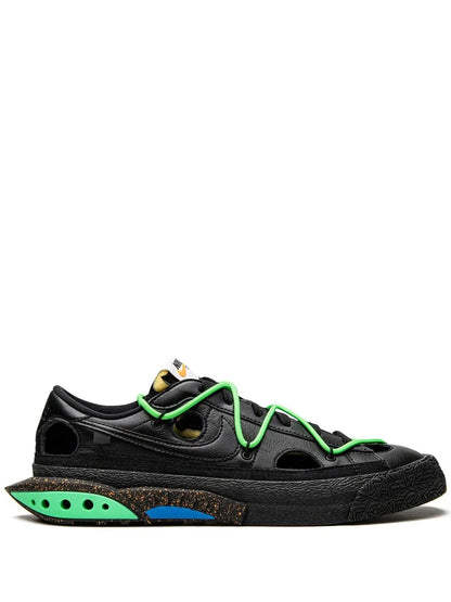 Nike X Off-White Blazer Low Black/Electro Green Sneakers floriamart.shop