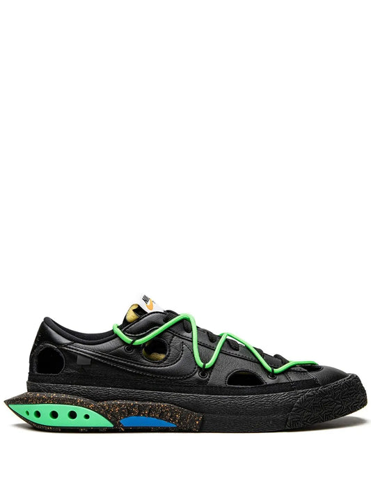 Nike X Off-White Blazer Low Black/Electro Green Sneakers floriamart.shop