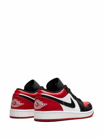 Air Jordan 1 Low Bred Toe Sneakers