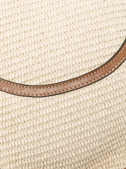 ISABEL MARANTBotsy leather-trim crossbody bag