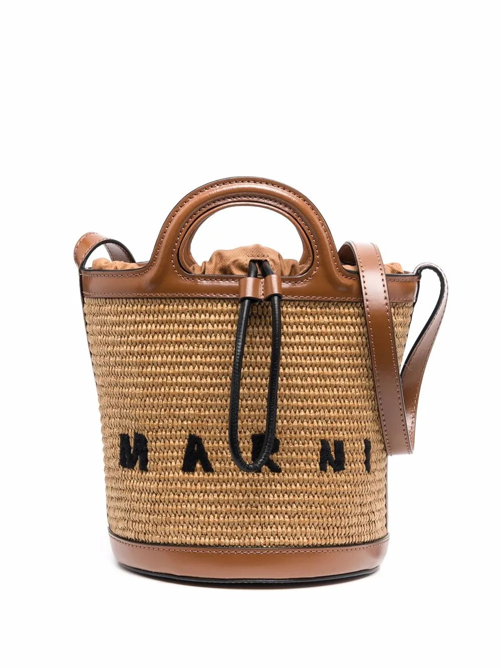 MarniTropicalia logo-embroidered bucket bag