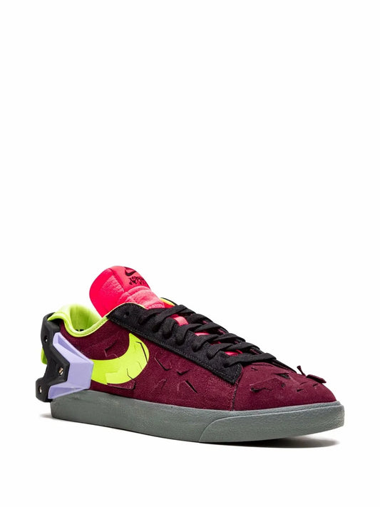Nike X Acronym Blazer Low Night Maroon Sneakers floriamart.shop