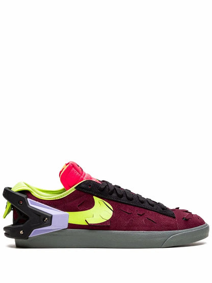 Nike X Acronym Blazer Low Night Maroon Sneakers floriamart.shop