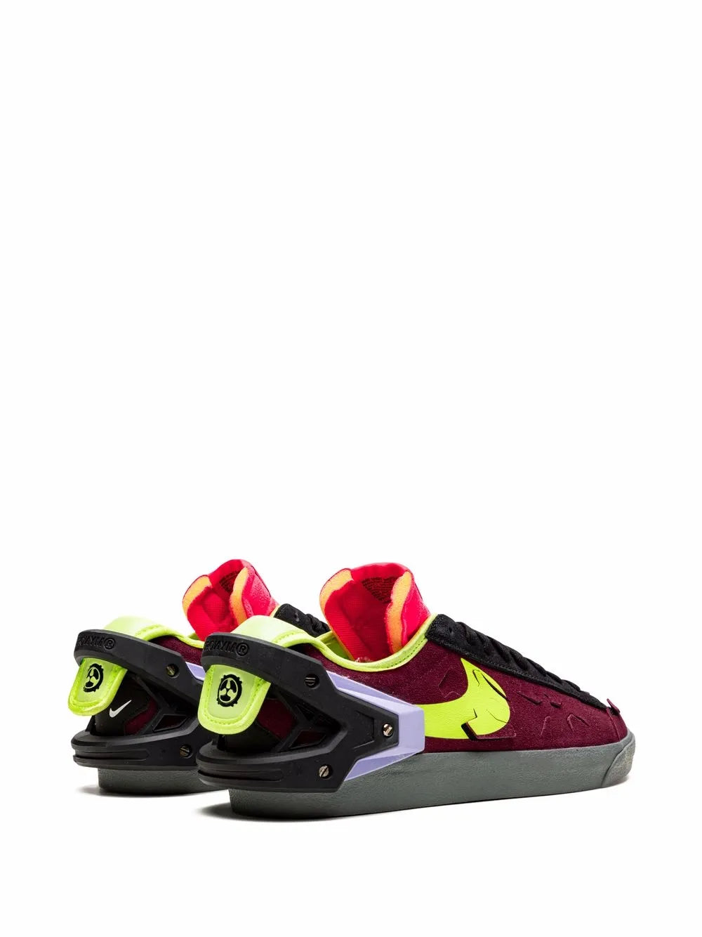 Nike X Acronym Blazer Low Night Maroon Sneakers floriamart.shop