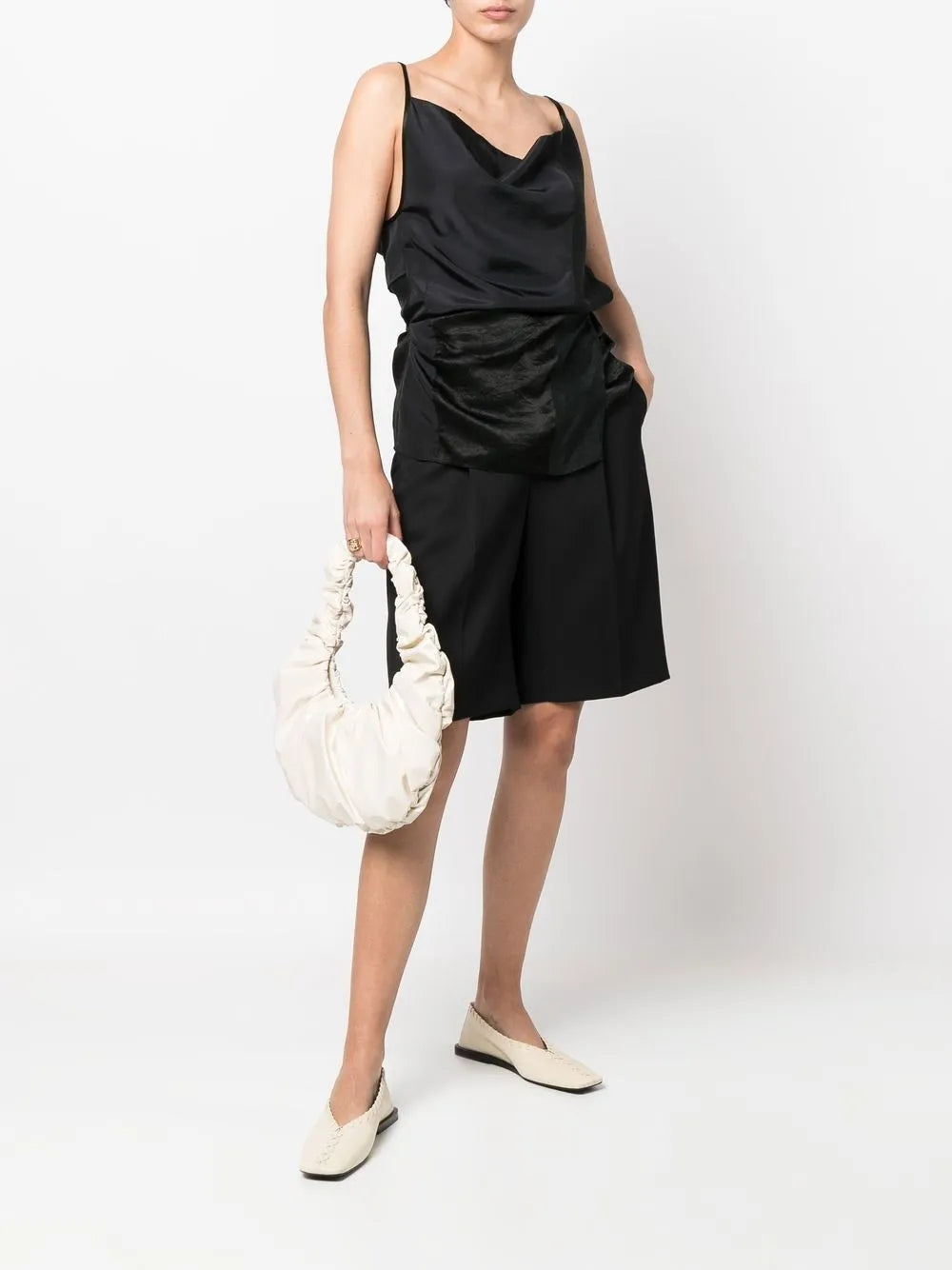 Nanushkagathered top-handle tote