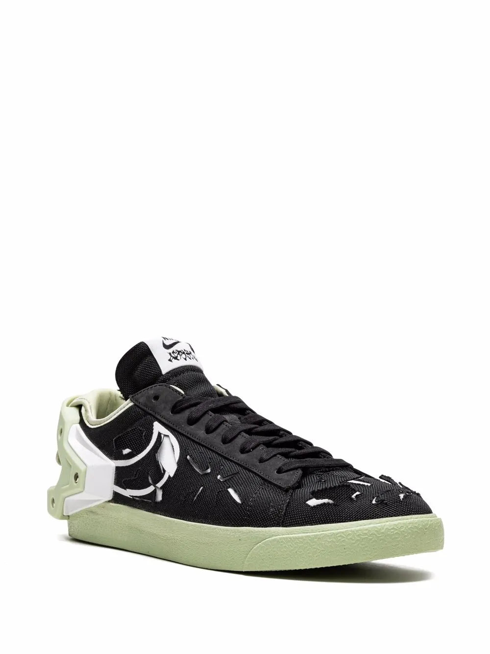 Nike X Acronym Blazer Low Black/Olive Aura Sneakers floriamart.shop