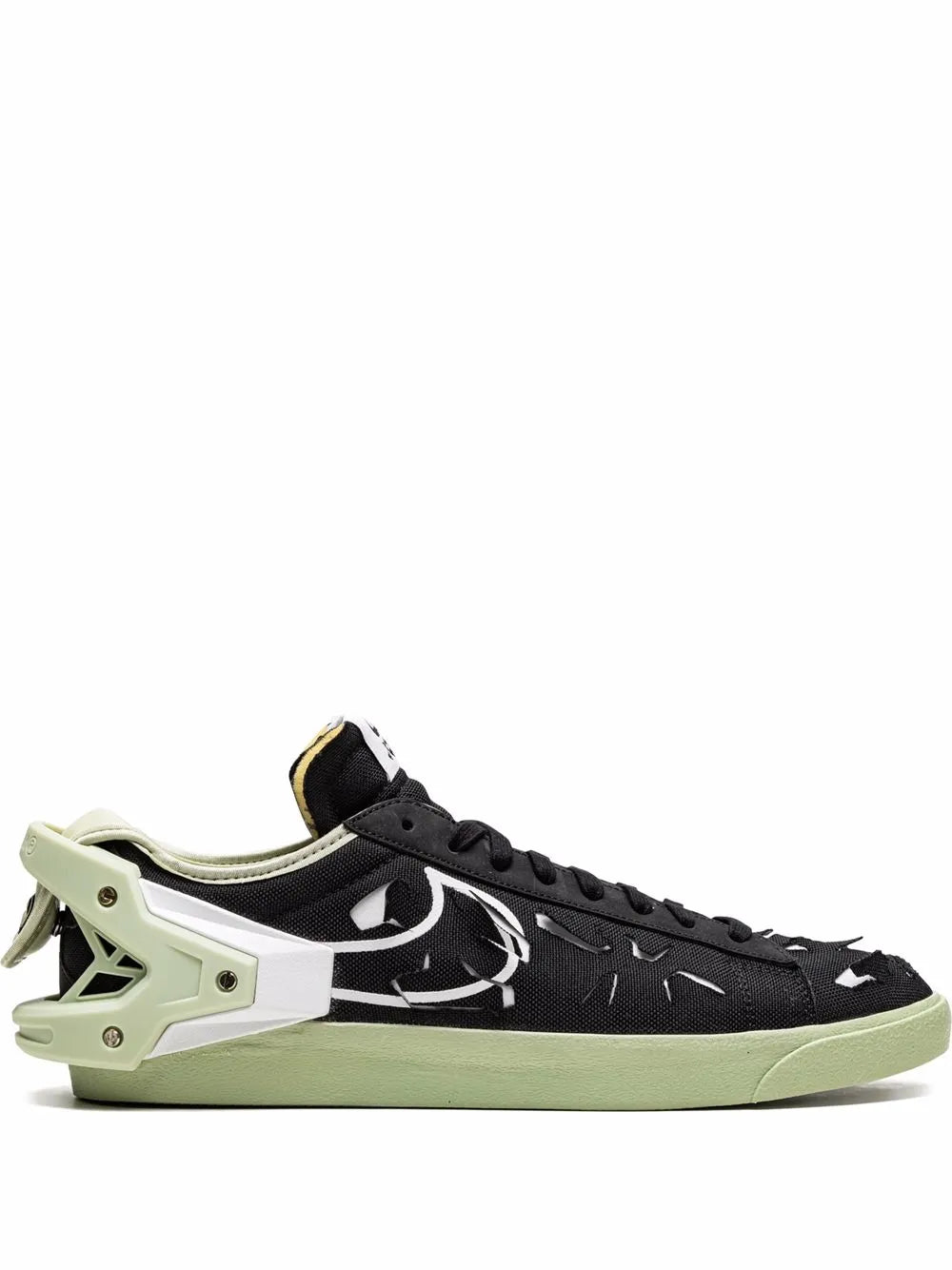 Nike X Acronym Blazer Low Black/Olive Aura Sneakers floriamart.shop